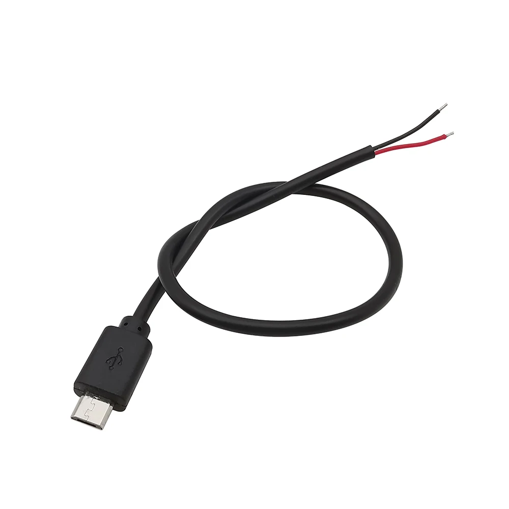 1Pcs 2Pin 4Pin Micro USB/Typ C Ladegerät Stecker USB 2,0 Typ A Männlich Weiblich Netzteil Verlängerung kabel Draht DIY Daten Linie