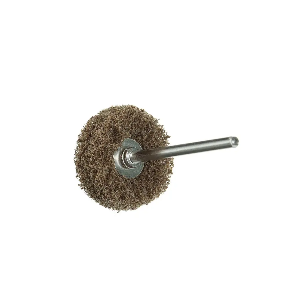 10pcs Mini Accessories Sanding Polishing Wheel with 3mm Shank Nylon Buffing Drill Abrasive Brush For Dremel Rotary Tools