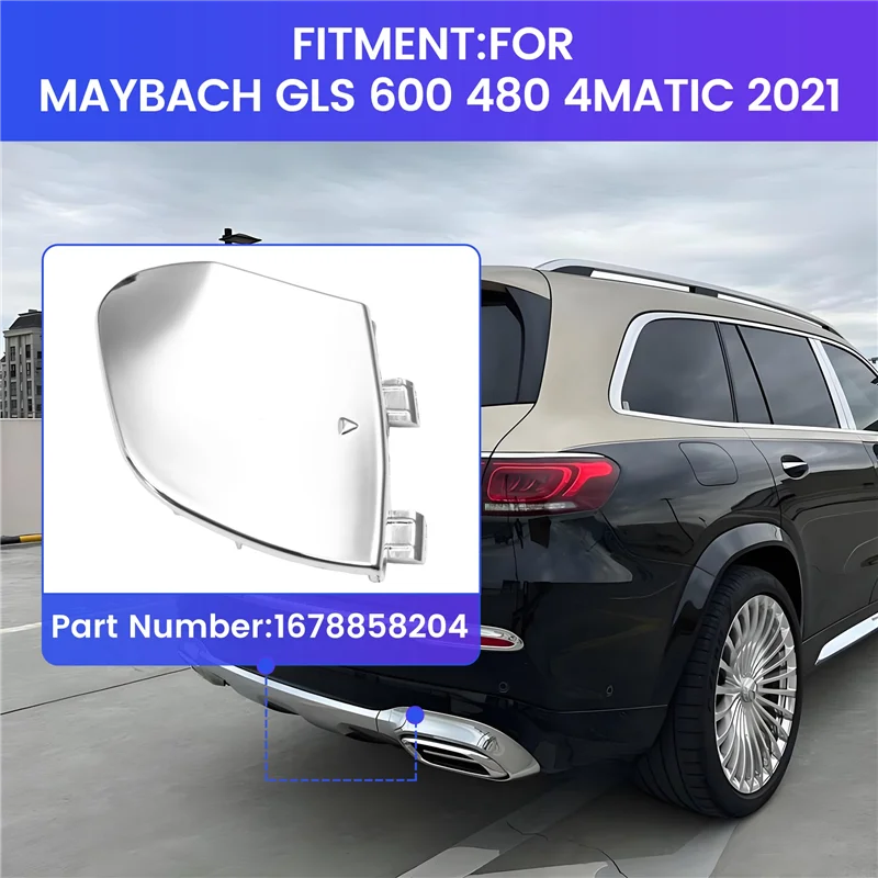 A30F- 1678858204 المصد الخلفي غطاء مقطورة غطاء حلقة السحب لمرسيدس بنز مايباخ GLS 600 480 4MATIC 2021 #3