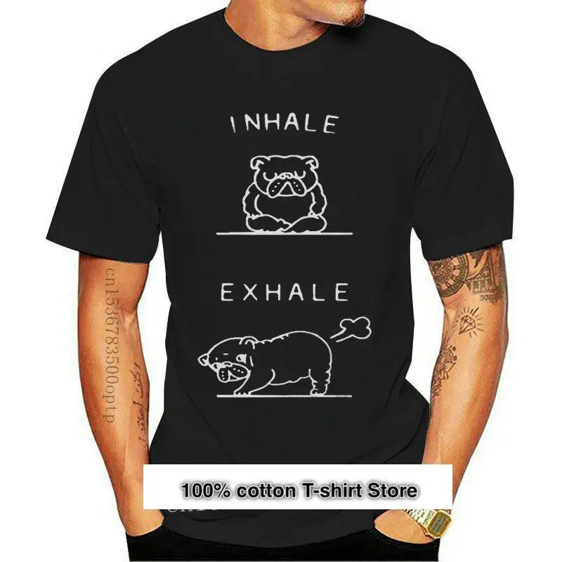 Camiseta de manga media Inhale And Exhale