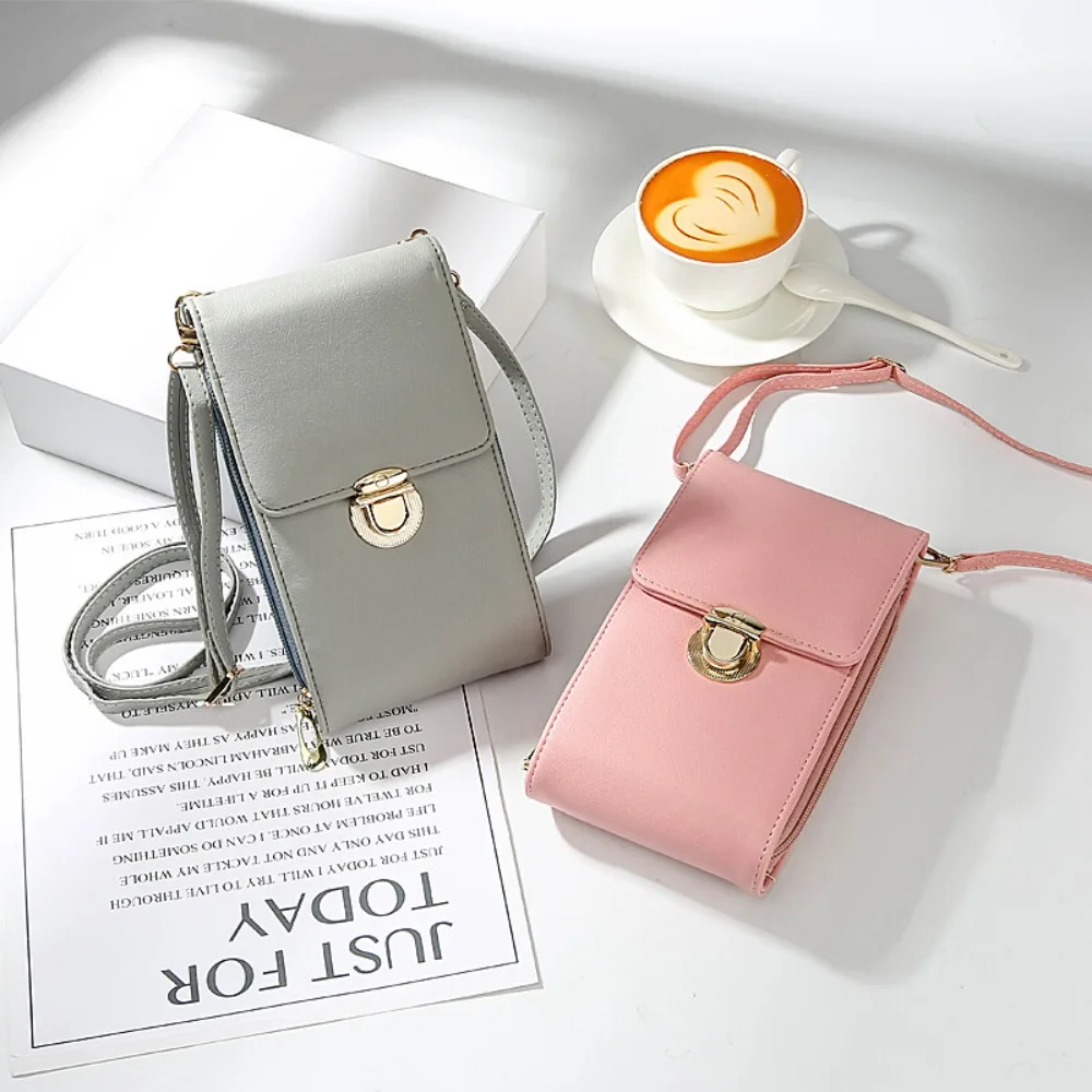 Pochette da donna di grande capacità Portafoglio in pelle Borsa a tracolla a tracolla Borsa per cellulare Borsa con tracolla regolabile