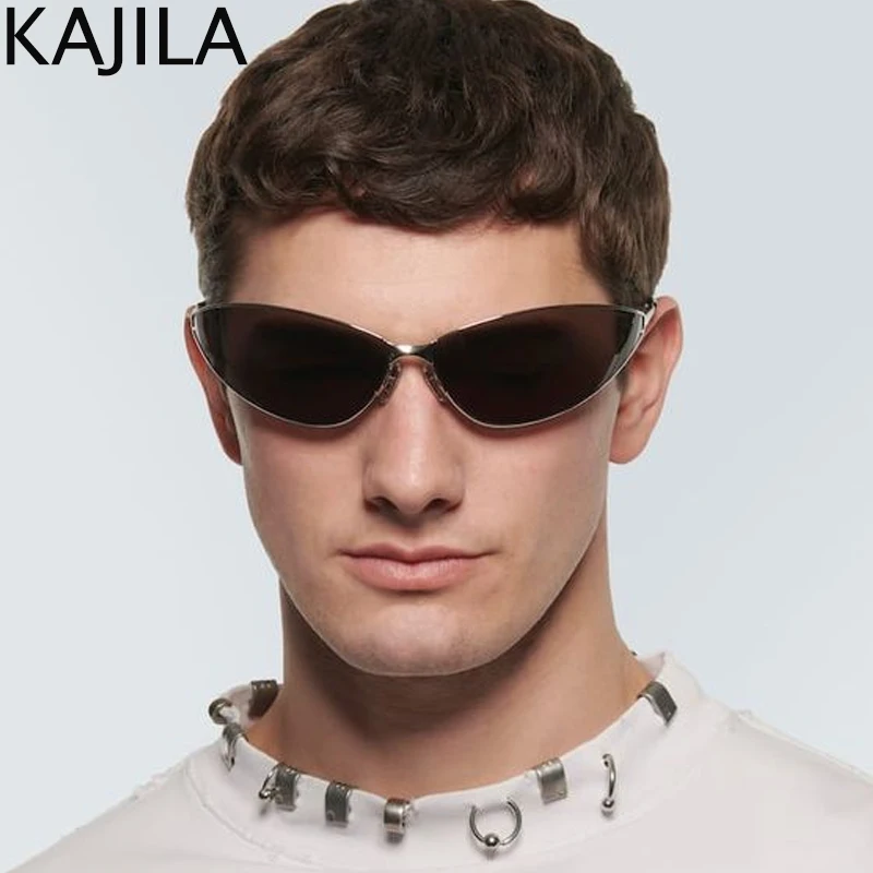 Polarized Cat Eye Sunglasses Women Men 2025 Luxury Brand Designer Retro Small Metal Frame Sun Glasses For Ladies Popular Eyewear