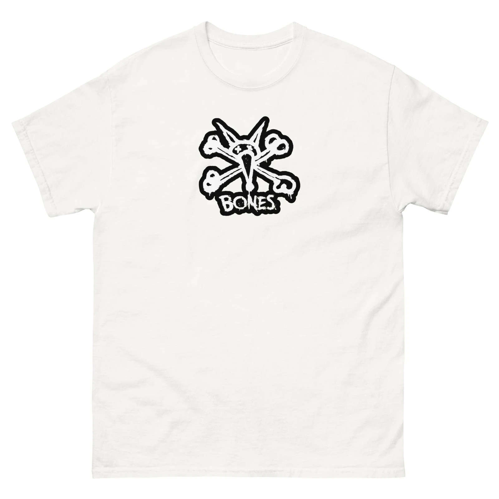 Skull Figurine Skateboards Logo T-Shirt High-end Luxury Unisex Style Both of Men and Women