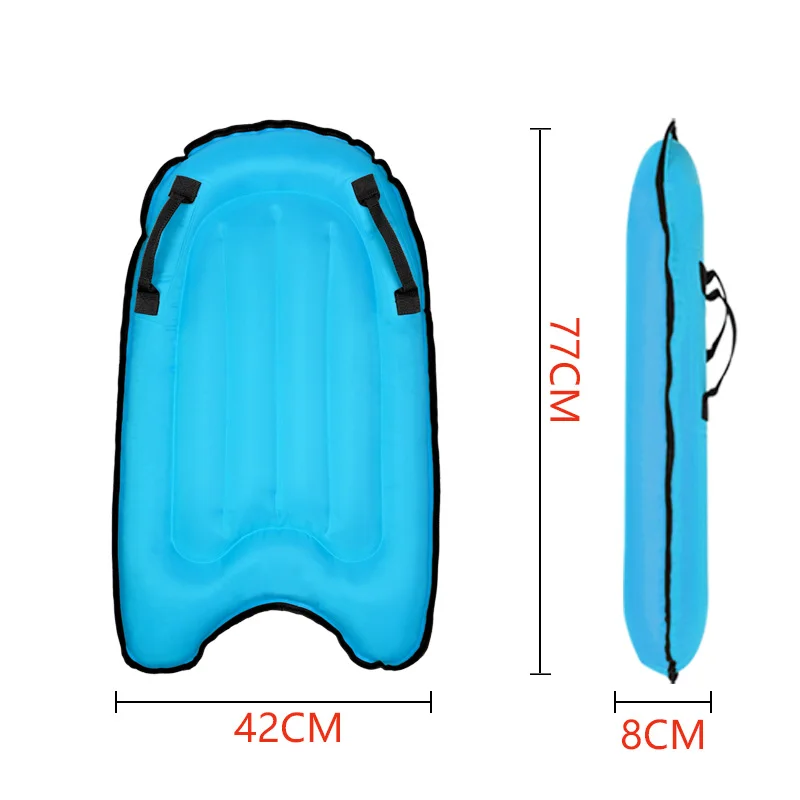 

Professional Level PVC Inflatable Body Board Pool Float Durable Blow-up Surfboard for Kids Surfing