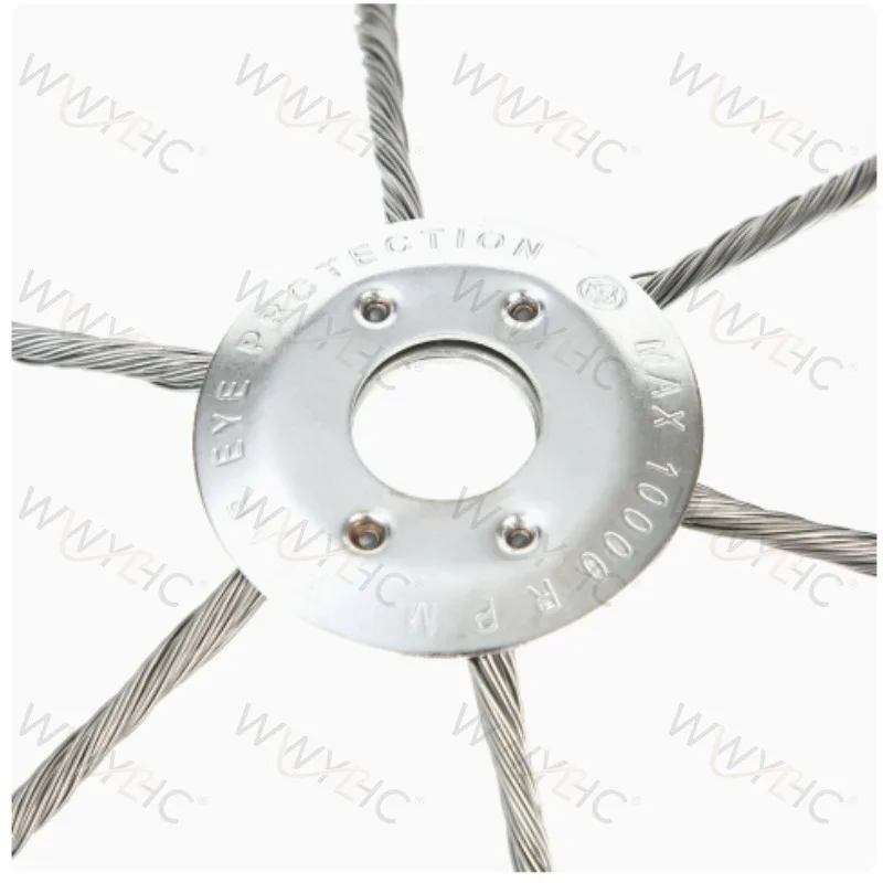 Suitable for 6-blade Steel Wire Weeding Head, Oil Type Anti Stone Weeding Wheel, 7-inch, 8-inch, 9-inch Weeding Blade