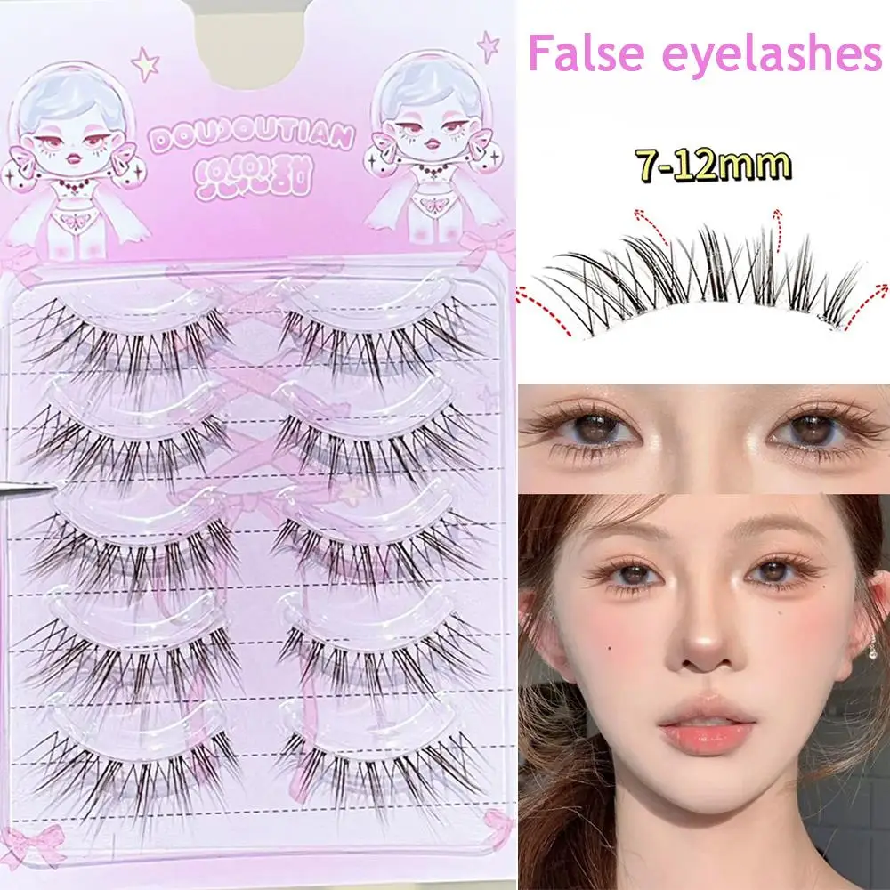 ขนตาปลอมแบบกลุ่ม ขนตาปลอมยาว ต่อขนตา ผมนุ่ม ก้านใส ขนตา เครื่องมือแต่งหน้าทุกวัน ขนตาธรรมชาติ