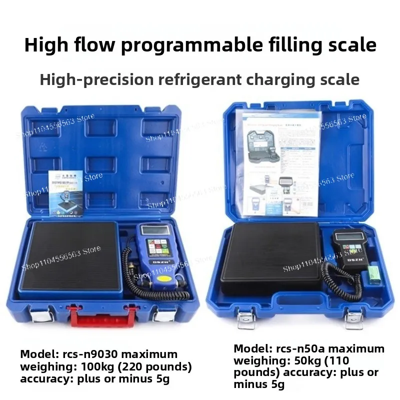 RCS-7040 Refrigerant Filling Electronic Scale High Precision Air Conditioning Fluorinated Refrigerant Scale Load-bearing 100kg
