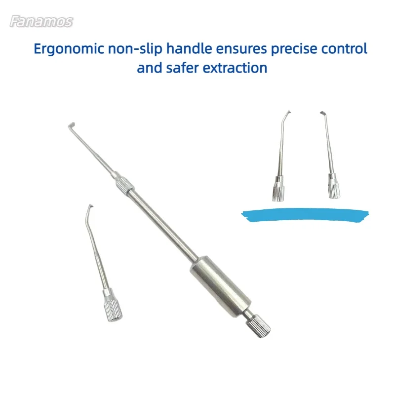 Crown Remover Double-Ended Stainless Steel Dental Bridge Extractor Tool for Removing Crowns & Bridges,Professional Dentist Grade