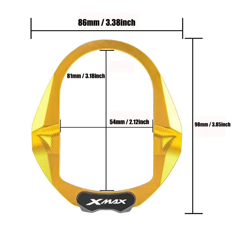 For YAMAHA XMAX300 Xmax 300 X-MAX300 2023-2025 Motorcycle Accessories Electric Door Lock Trim Cover Door Striker Lgnition Switch