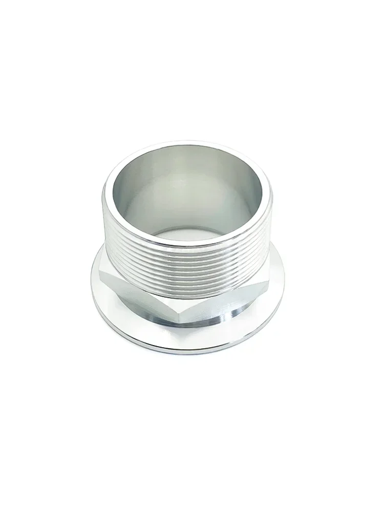 

KF40 Stainless Steel 304 Hexagon Male Thread Adapter Vacuum Flanges Fitting Male PT Pipe Threads Male Thread Nipple Pipe Joint