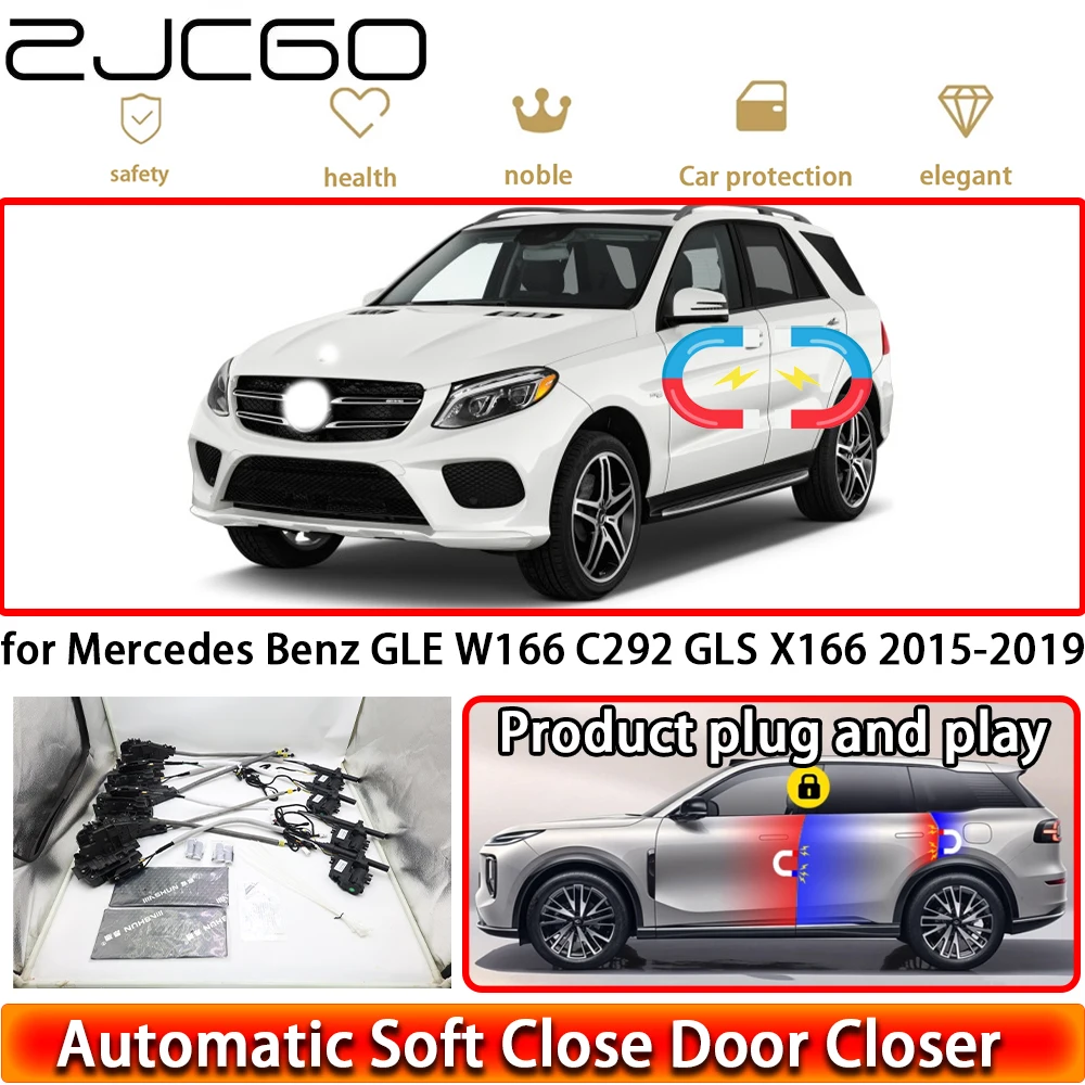 for Mercedes Benz GLE W166 C292 GLS X166 2015-2019 OEM Soft Close Door Kit Power Closing Latch System Auto Pull Door Easy Close