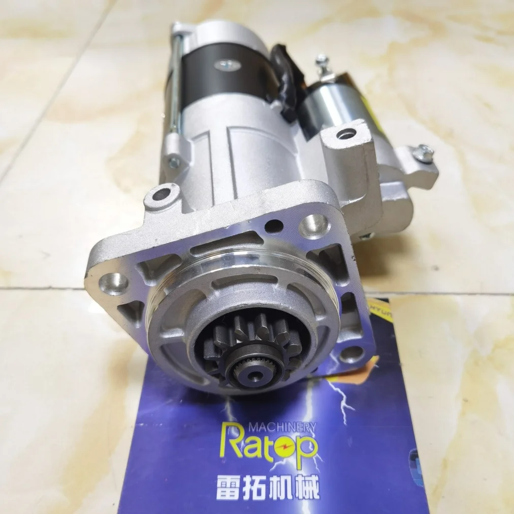 12T 24V Starter M009T62671 3801274 Starting Motor Construction Machinery Parts