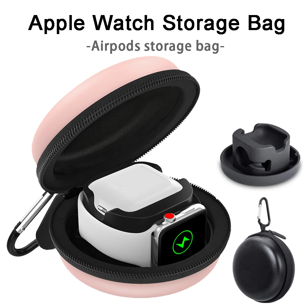 for Apple Watch 8 Ultra Magnetic Charging Cable Base Case iwatch 7 band 6 5 4 Watch holder Bluetooth Airpods Headset Storage Box