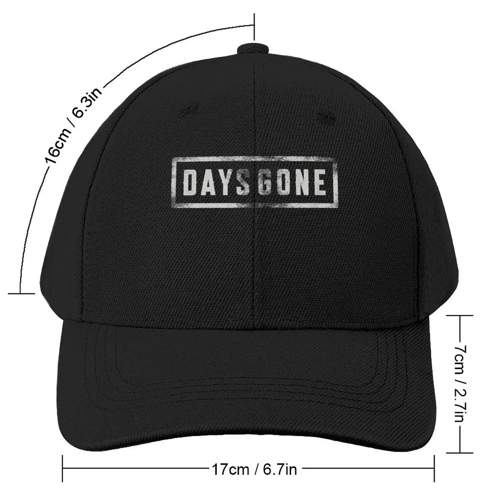 Days Gone Ride the Brn Road Farewell Original Baseball Cap Horse Hat Uv Protection Solar Hat Kids Hat Woman Men's