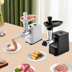 1000W Electric Sausage Stuffer Sausage Maker Meat Grinder Meat Filling Tools 3 Grinding Plates for Kitchen