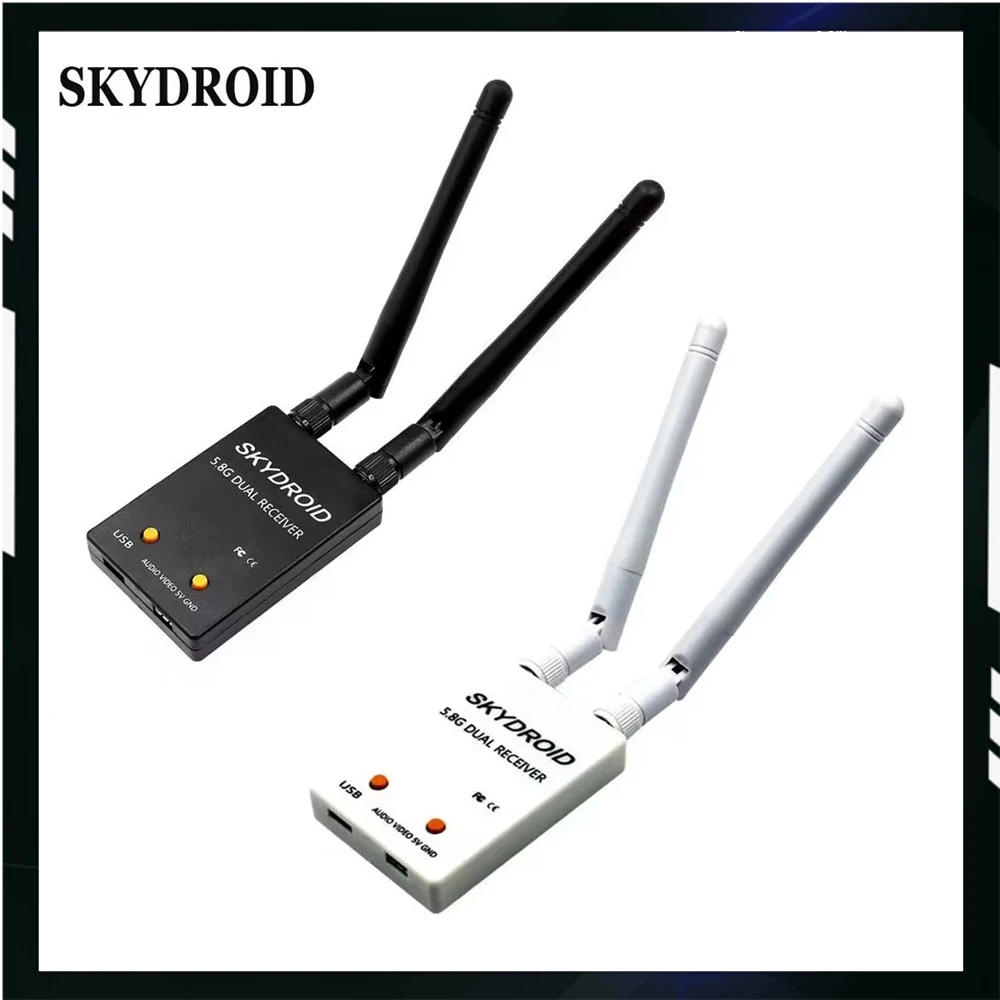 SKYDROID 5.8Ghz 150CH FPV Receiver UVC 5.8G Dual Receiver Double Antenna OTG Smartphone For Android Phone RC Drone Parts