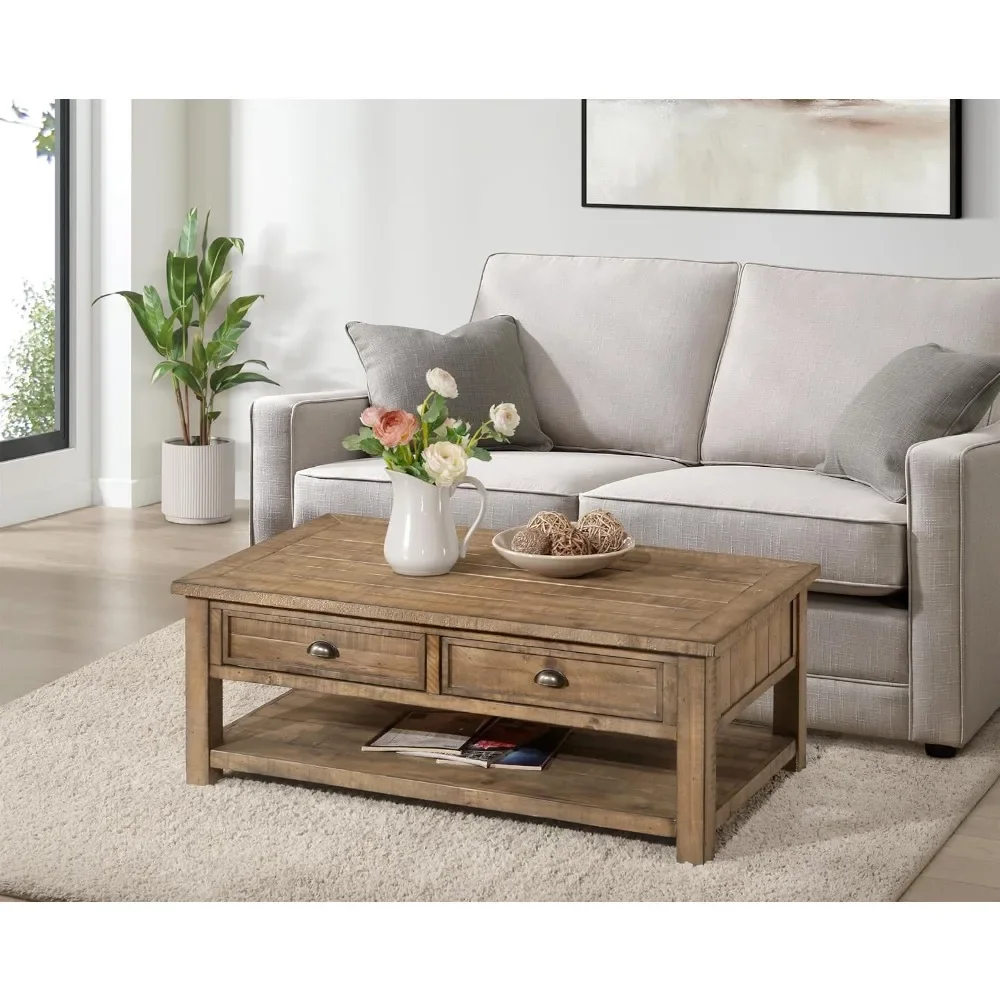 

Monterey Solid Wood Coffee Table, Reclaimed Natural coffe tables mesas de centro para sala