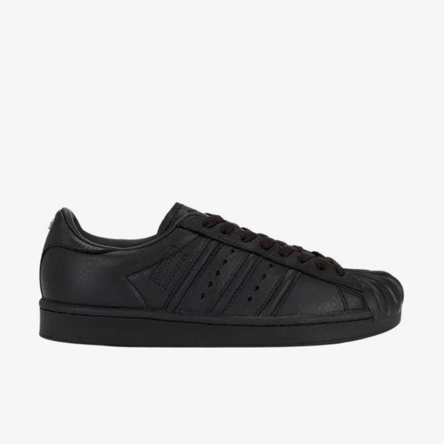 Adidas genuine clover men's and women's black low cut retro daily board shoes KI0824