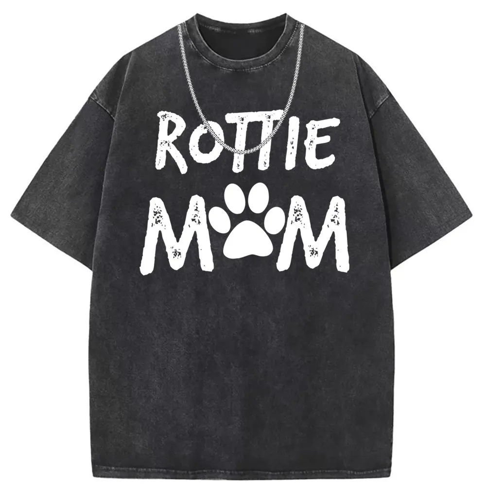 Rottie Mom New Tops T Shirt for Men Sweater Rottweiler Dog New Men Customized Summer Autumn Sweathshirt