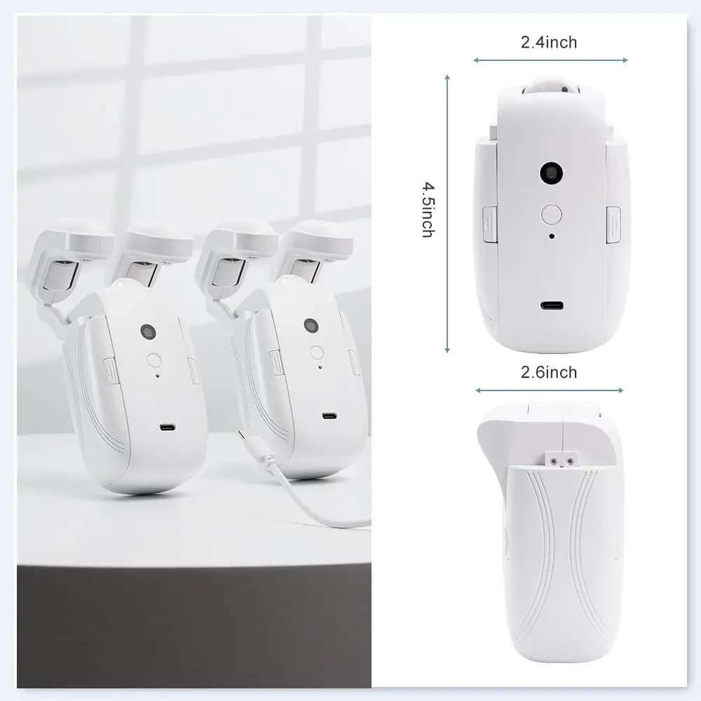 Automatic curtain robots Smart curtain opener Roman rod TU remote control 3-in-1 Light Sensor， Easy Installation，Button Control