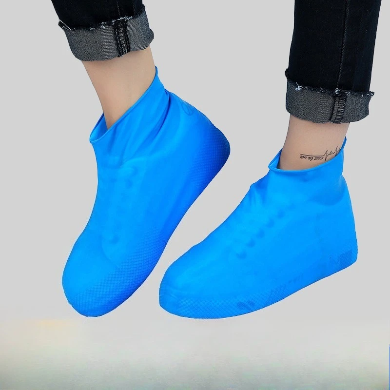 أغطية أحذية مقاومة للماء من السيليكون للجنسين، واقيات أحذية قابلة لإعادة الاستخدام وغير قابلة للانزلاق، ملحقات أحذية المشي