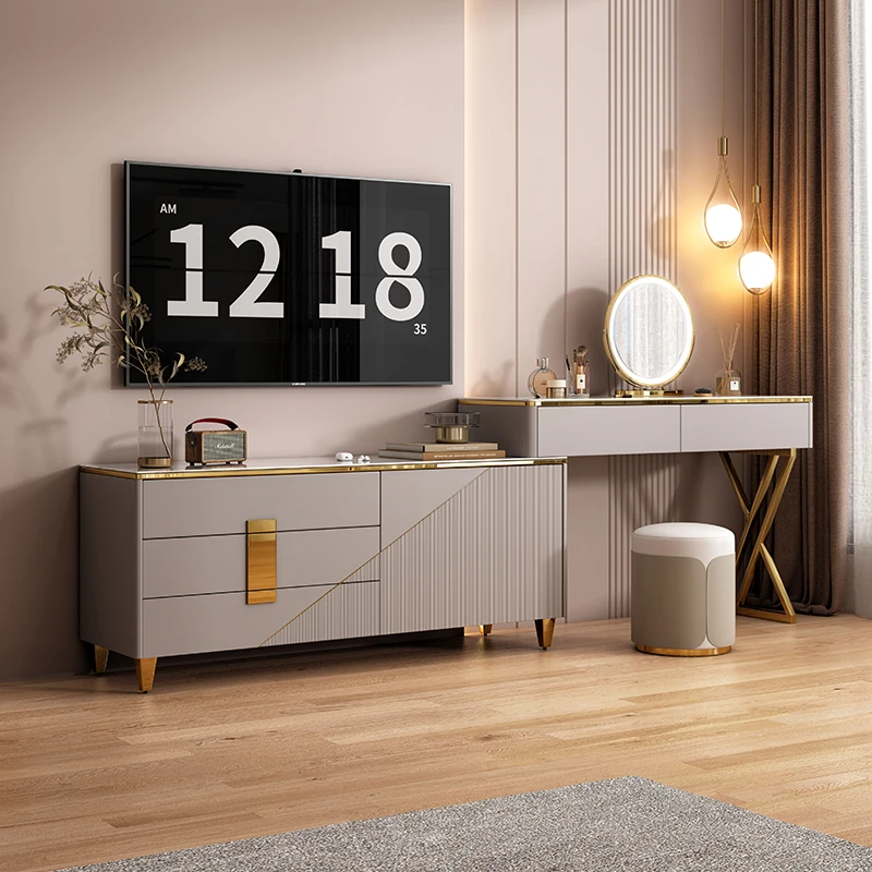 

Консоль для туалетного столика в гостиную, роскошное зеркало для макияжа, стол для спальни, мебель для спальни, мебель для отеля