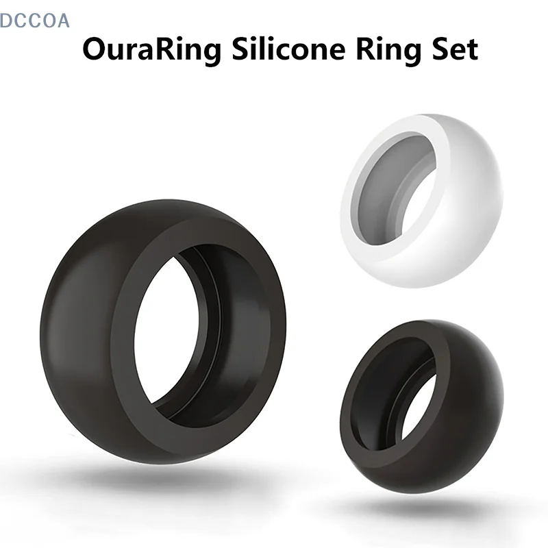 2pcs Smart Ring Protection Cover For Oura Ring Gen 3 Anti-Scratch Protective Shell Silicone Ring Case For Oura Ring Gen 3