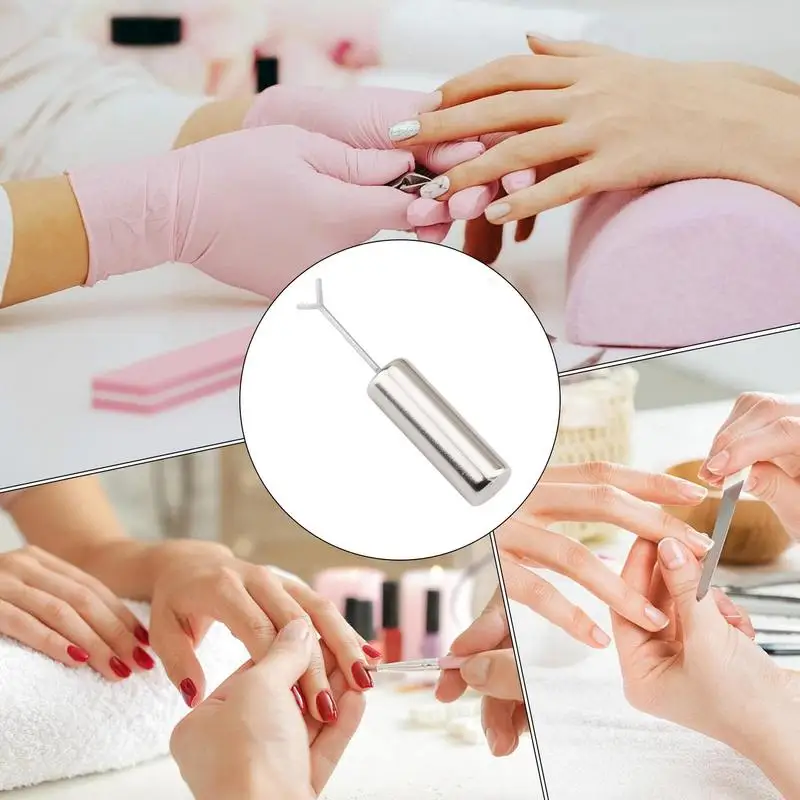 하트 고양이 눈 네일 마그넷, 자석 네일 아트 도구 세트 마그넷 스틱 Y자형 가이드 포함, DIY 매니큐어 키트