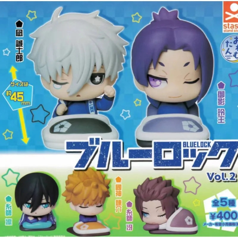 Goods in Stock Original STASTO Vol 2 Mikage Reo Rin Itoshi Nagi Seishiro Itoshi Sae Kunigami Rensuke Q Version Model Capsule Toy