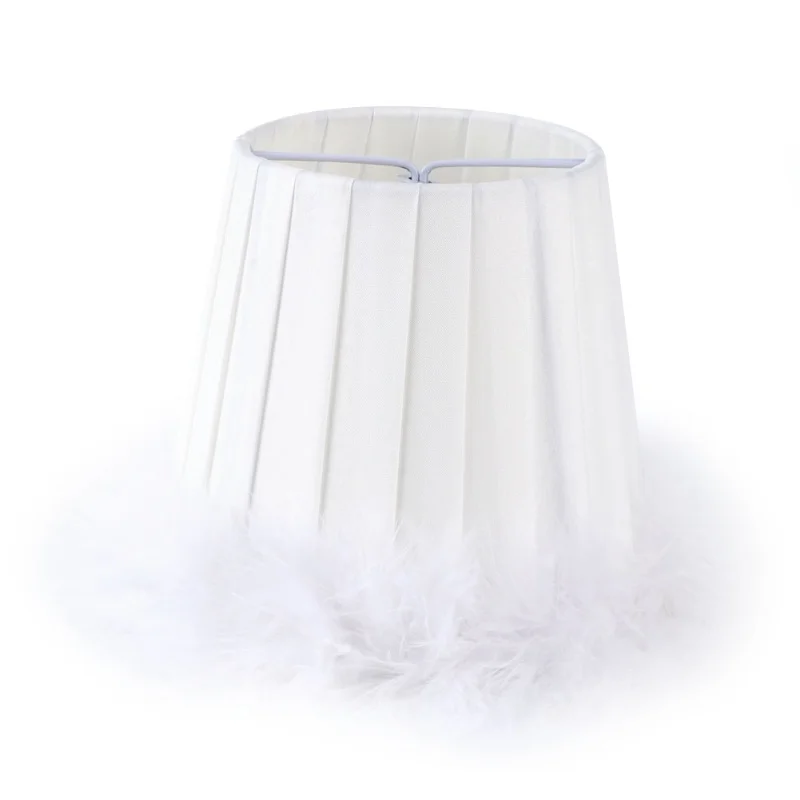 Feather Cloth Chandelier Pendant Lamp Lampshade Wall Light Lampshade For Home Hotel