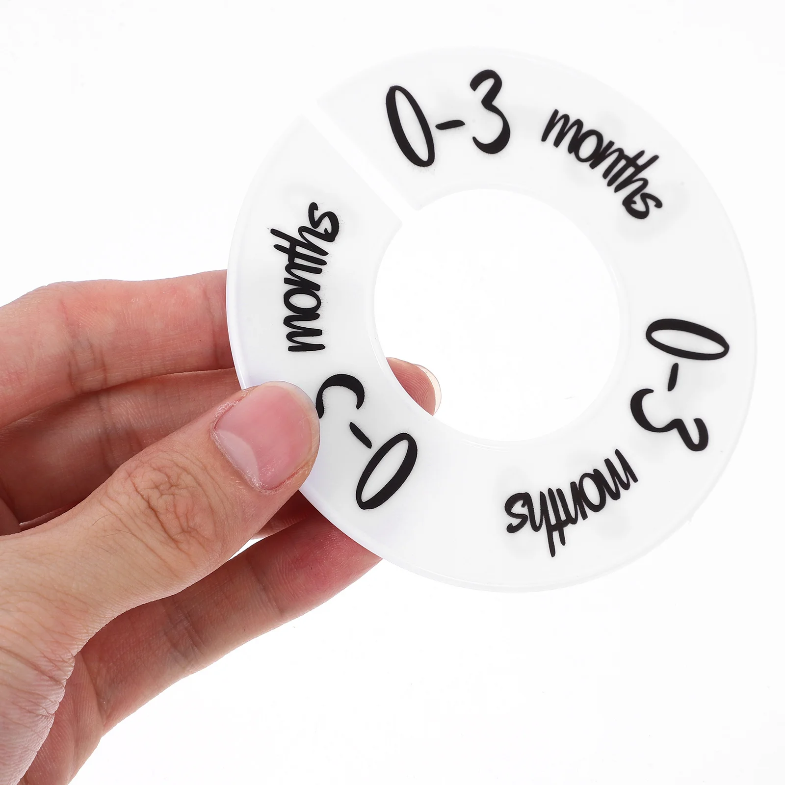 

2 Sets Size Organizers Clothing Rack Separators Age Markers Storage Plastic Closet Dividers Home Organization Tools