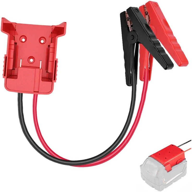 

Jumper Cables Car Accessories For Milwaukee 18V 48-11-1815 Li-ion Battery Jump Starting Adapter Auto Booster Cable Car Use Tool