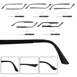 New 1Pair Eyeglasses Arm Single Tooth Anti-Slip Spectacle Frame TR90 Eyeglasses Replacement Leg Repair Eyewear Accessories