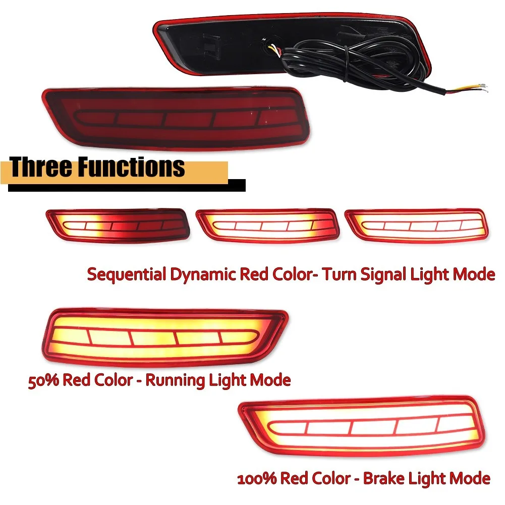 Rear Bumper Reflector Light For Toyota Corolla Altis 2014-2018 Lexus GS200t GS250 GS300 GS460 GS-F ES250 ES350 ES300h 2013-2018