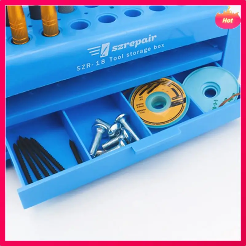 SZR-18 Aufbewahrungsbox, Schraubendreher-Teile, Werkzeug für Handy-Reparatur-Werkzeug, Teile, 1 Stück