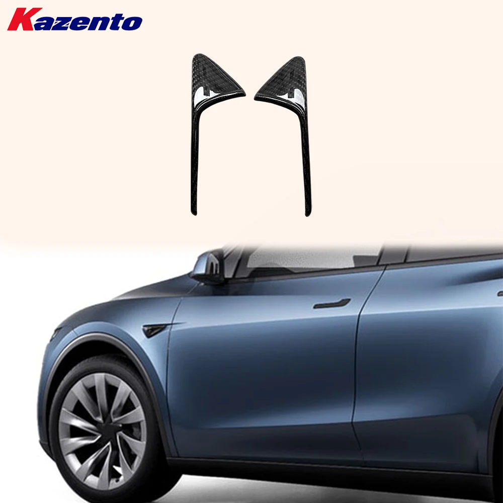 

Для Tesla Model 3 Y Juniper 23-25: Накладка на модуль камеры на полукрыле из сухого карбона