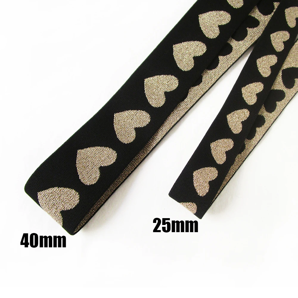 1 Meter 4cm Fashion Shiny Elastic Bands Stretch Webbing Rubber Band for DIY Sewing Accessories Clothing Bags Trousers