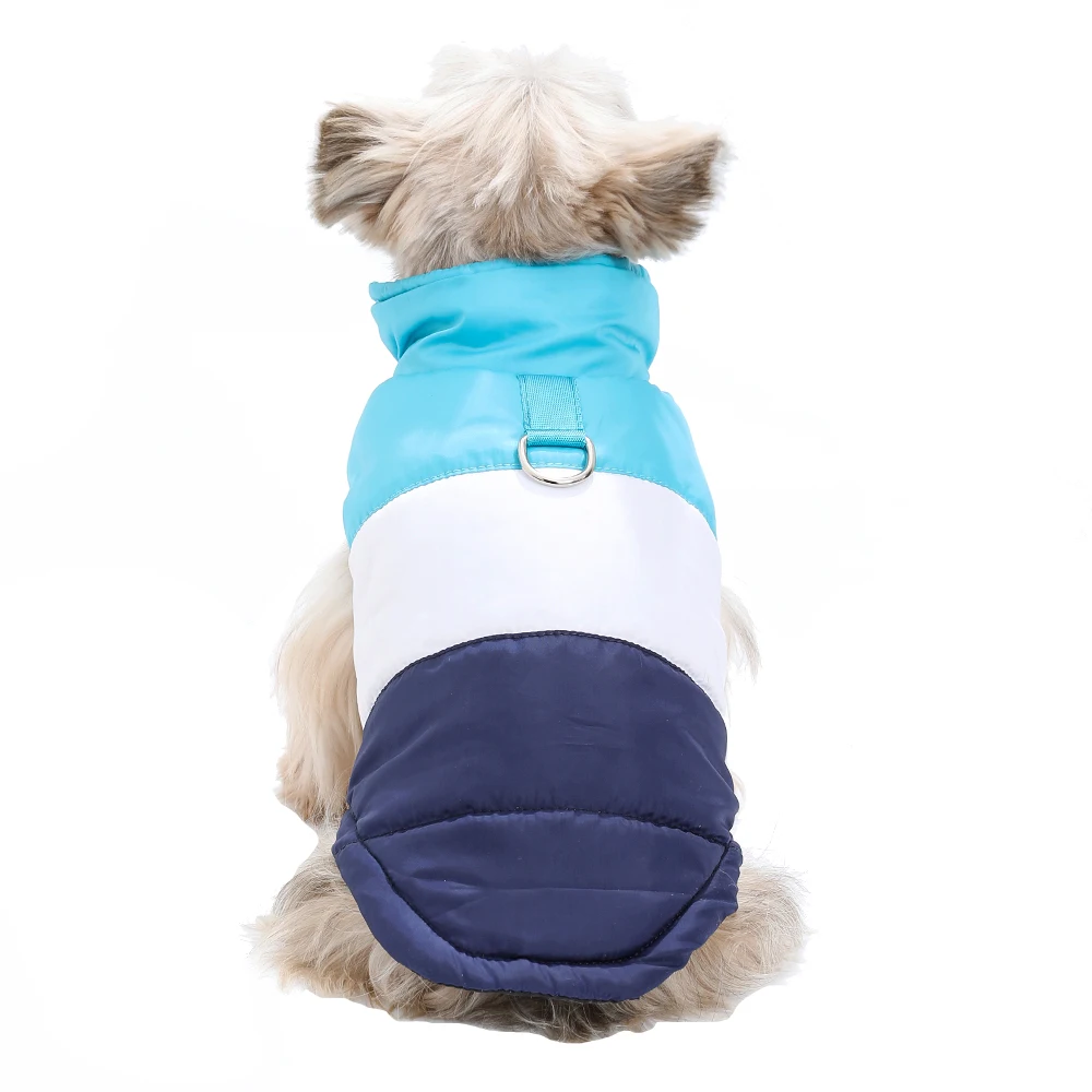 Hundekleidung für Herbst und Winter, warme Haustierjacke mit D-Ring, wasserdichter Welpenweste-Mantel für kleine und mittelgroße Hunde, Yorkshire – Detail 15
