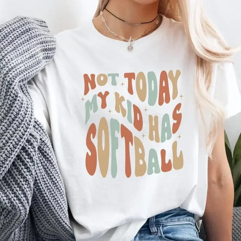 Sarcastic Softball Mom T Shirt Cute Sports Momma Game Day Wear Funny Players Mother Idea Gameday For Mama