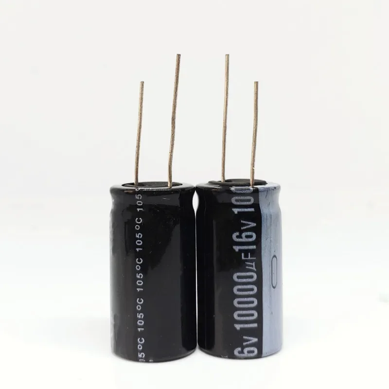 （1PCS） 16V 10000uF  16x30mm  Aluminum Electrolytic  Capacitor  Radial   16v10000uf    High Quality