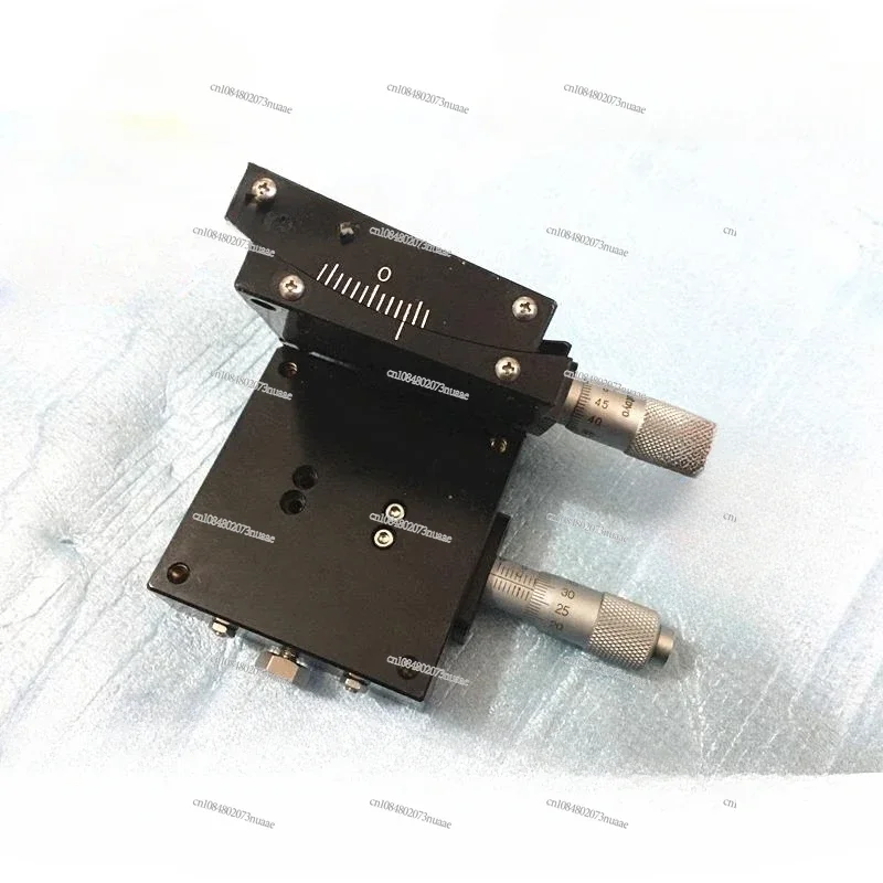 

GFG60X Axis Slide Table Manual Arc Platform Fine-tuning Positive and Negative Adjustment Goniometer