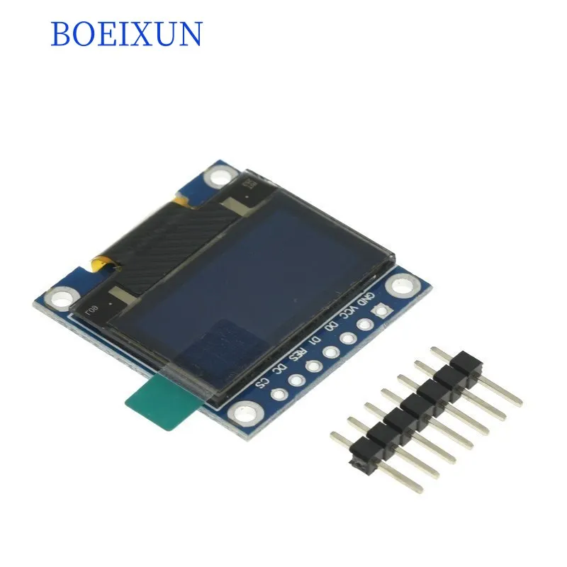 0.96 Inch IIC SPI Serial 7Pin White/Blue/Yellow Blue/Yellow OLED Display Module SSD1306 12864 LCD Screen Board for Arduino