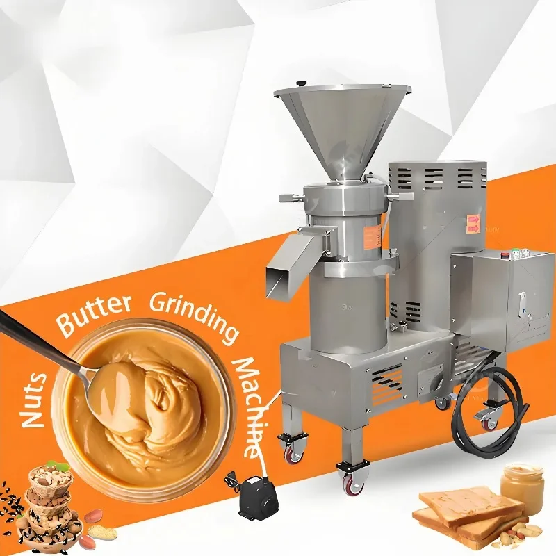 Multifunctional Groundnut Tahini Almond Nut Butter Cream Maker Peanut Paste Milling Equipment Peanut Butter Making Machine
