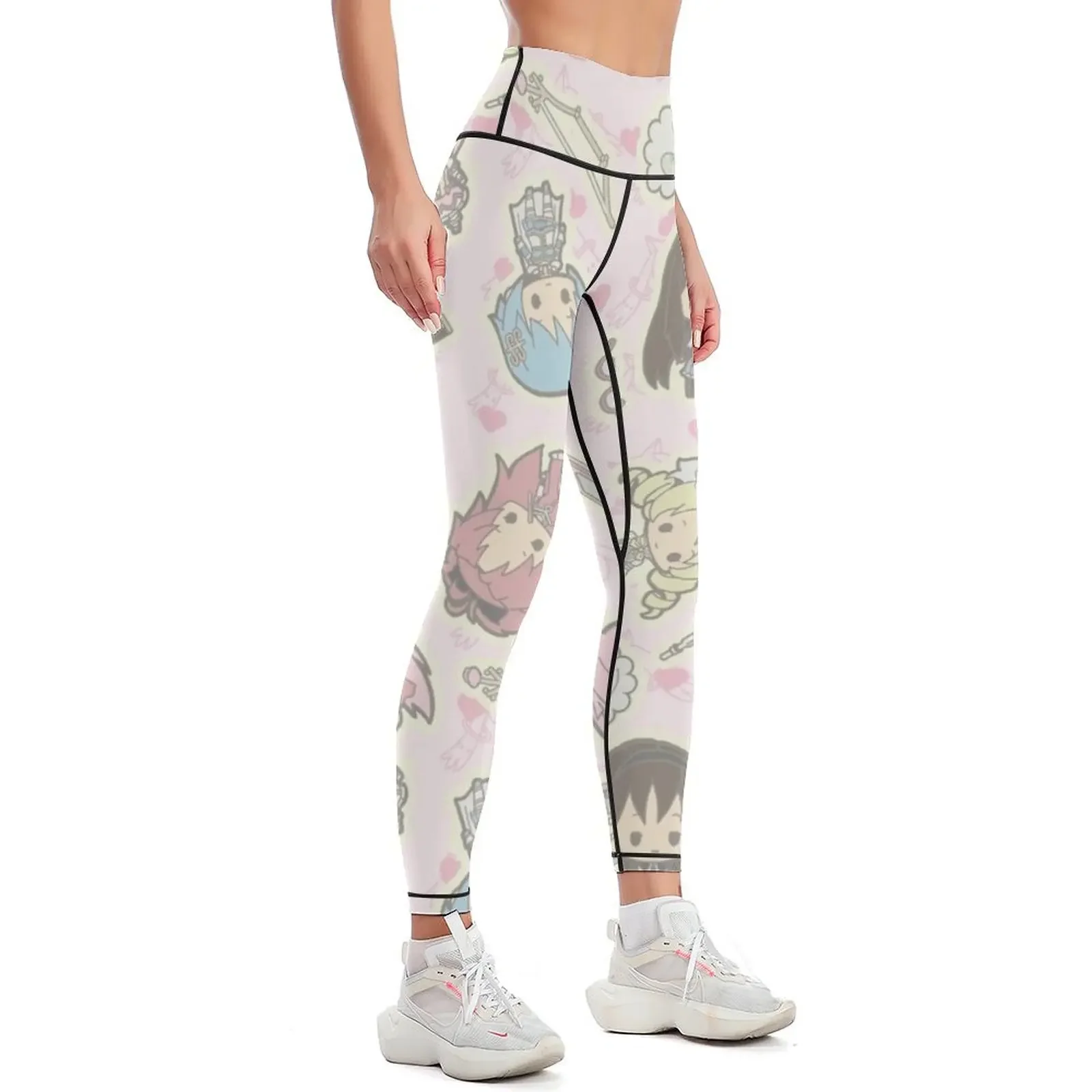 Madoka Magica Chibi Leggings for girls push up tights for Women sportwear workout clothes for Womens Leggings