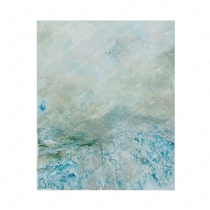 Hand painted oil painting abstract three-dimensional art hanging painting living room advanced texture decorative painting