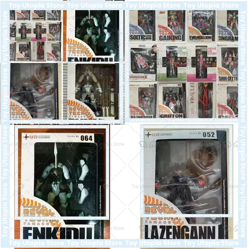 KAIYODO Original LAZENGANN 052 NEKI 060 ENKIDU 064 FULL DRILLIZED 058 GURREN LAGANN 050 Mecha Model Collectible Figure Decor