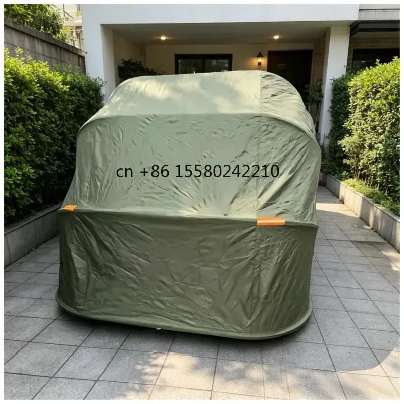 2026 hot Durable Modern Steel Arch Retractable Outdoor Portable Folding Car Garage Shelter with Practical Canopy Design
