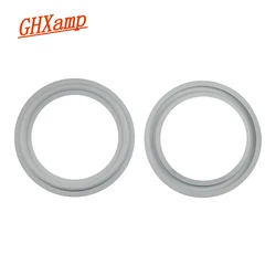 GHXAMP For B&W 7 inch 174mm 125mm Rubber Edge Speaker Repair Ring Grey 2PCS