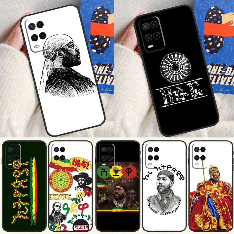 Emperor Menelik Ii Эфиопии Adwa для OPPO A57 A77 A78 A17 A16 A76 A96 A15 A52 A72 A91 A93 A54 A74 A94 A5 A9 A31 A53 A54s чехол