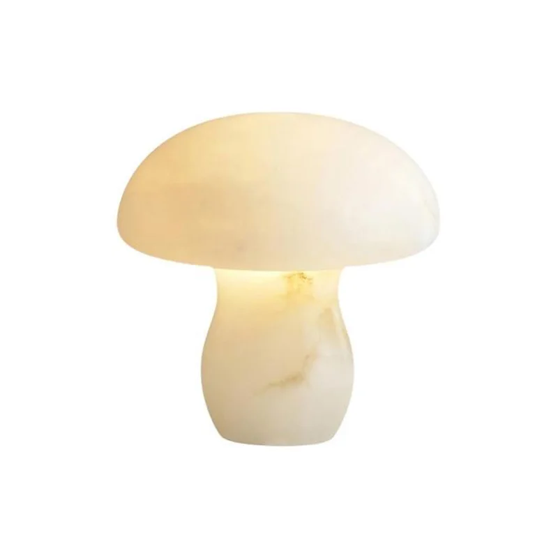 

Mushroom natural marble table lamp bedside bedroom sofa cabinet marble
